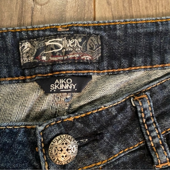 Silver Jeans Aiko Skinny 34/31 denim - Picture 6 of 14